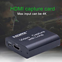 4K HD Video Capture Card HDMI Video USB2.0 Capture With Loop Streaming Live Broadcasts Video Recording for high definition acquisition