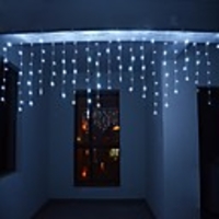4m 13ft 96 LED String Lights Dip LED US Plug 110V-120V EU Plug 220V-240V Extendable Curtain Linkable 8 Modes Christmas Decorative Rope String Twinkle Light Warm Cold White RGB