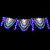 4m String Lights Outdoor String Lights 420 LEDs 1 set RGBWhite Waterproof Creative Party 220-240 V