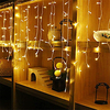 4m0.6m Light Sets String Lights Outdoor String Lights 96 LEDs 1pc Warm White White Blue Waterproof Party Decorative 220-240 V 110-120 V
