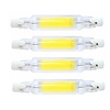 4pc Ceramics Dimmable R7S LED Flood Light J78 78mm Replaces Halogen Lamp 220V