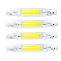 4pc Ceramics Dimmable R7S LED Flood Light J78 78mm Replaces Halogen Lamp 220V