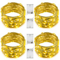 4pcs 10m LED String Lights Copper Wire Fairy Lights 1pc 5m 10m Night Light for Christmas Garland Holidays Bedroom Room Indoor Wedding Decoration Lamp