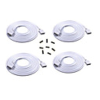 4pcs 2 Meter RGB Light Strip Extension Line RGB Light Bar Connection Shall with 4BIN Connector for 5050 3528 RGB Light Strip DC5-36V