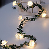 4pcs 2pcs 1pcs 1.5m 10leds Rose Flower Vine String LED Fairy lights Wedding Valentine