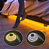4pcs 2pcs 1pcs LED Strip Light 1m Indoor PIR Motion Sensor Detector DC5V Flexible Tape IP65 4AAA Battery Powe