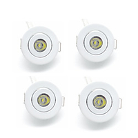 4pcs 3 W 270 lm 1 LED Beads Easy Install Recessed LED Recessed Lights Warm White Cold White 220-240 V Commercial Home / Office Children