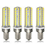 4pcs 7 W LED Corn Lights 300 lm E14 E12 72 LED Beads SMD 2835 Dimmable 220-240 V 110-120 V