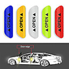 4Pcs Car Door Stickers Warning Mark Reflective Tape Auto Exterior Accessories OPEN Sign Safety Reflective Strip Light Reflector