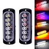 4pcs LED Integrated Car Light Bulbs 18 W 24 LED Warning Lights For universal All years