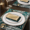 4pcs Light Luxury Jacquard Placemat Non-slip Insulation Table Mat Coaster 3045cm