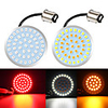 4pcs Motorcycle Light Bulbs 6 W 48 LED Strobe / Flashing For Harley All Models All years