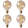 4pcs Retro Edison Light Bulb E27 220V 40W G80 Filament Vintage Ampoule Incandescent Bulb Edison Lamp miniinthebox