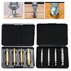 4Pcs Screw Extractor Drill Bits Bolt Extractor Set Broken Damaged Bolt Remover Double Ended Damaged Screw Extractor