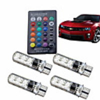 4pcs T10 Car Light Bulbs 2 W COB 120 lm 6 LED License Plate Lights / Strobe / Flashing / Side Marker Lights For universal All years