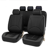 4PCS/Set 2 Frontseat Covers Advanced PU Leather Auto Universal Car Seat Covers Auto Seat Protector Cushion Front Rear Cover Interior Accessories Vehicle Car Styling