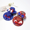 4th of July Dog Hair Bows Patriotic Independence Day Dog Bows Blue Red White Pet Puppy Cat Hair Bows with Rubber Bands Dog Grooming Mixed Styles Hair Accessories miniinthebox