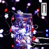 4th of July LED String Lights Independence Day Fairy Lights Battery Operated 8 Modes with Remote for American National Day Memorial Day Patriotic Party Supplies Decoration miniinthebox