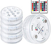 4X Upgrade LED SMD5050 Submersible Light IP68 Waterproof 13Led Underwater Lights for Pond Pool Fountain Aquarium Vase Tub Bathtube Decoration Colorful Lamp With Remote Controller