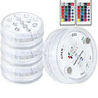 4X Upgrade LED SMD5050 Submersible Light IP68 Waterproof 13Led Underwater Lights for Pond Pool Fountain Aquarium Vase Tub Bathtube Decoration Colorful Lamp With Remote Controller