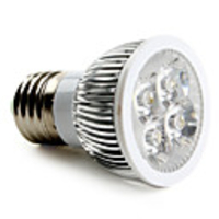 4x1W E27 3000K 360LM 4-LED Warm White Light Bulb (85-265V)