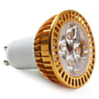 4x1W GU10 3000K 360LM 4-LED Warm White Light Bulb (85-265V)