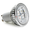 4x1W GU10 3000K 360LM 4-LED Warm White Light Bulb (85-265V)