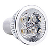 4x1W GU10 4 LED 95-260V 6000K White Light Bulb 400Lm