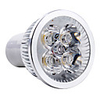 4x1W GU10 4 LED 95-260V 6000K White Light Bulb 400Lm