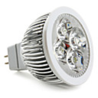 4x1W MR16 5000K 360LM 4-LED White Light Bulb (12-18V)