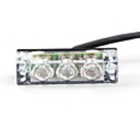 4x3 LED Flashing Light Panels (White,  Amber)