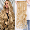5 Clips Long Straight Clip In Hair Extensions Synthetic Heat Resistant One Piece Black Brown Hairpiece For Women miniinthebox