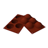 5 Hole Big Semi-sphere Silicone Pudding Mold Silicone Cake Mold Handmade Soap Mold Silicone Chocolate Mold