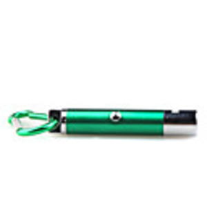 5 in 1 1mw 650nm Projective Red Laser Pointer with 2 LED and Keychain Green