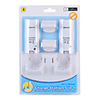 5-in-1 Dual Charge Dock/Stand/Station Two Rechargeable Battery Packs (1800mAh) for Wii Remote