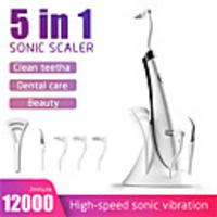 5 In 1 Electric Ultrasonic Sonic Cute Dental Scaler Tooth Calculus Remover Cleaner Stains Tartar Tool Whiten Teeth Tartar Remove