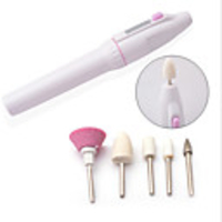 5 in 1 Mini Electric Nail Drill Apparatus for Manicure Gel Cuticle Remover Pedicure Machine Milling Drill Bits Set Polishing Cutters