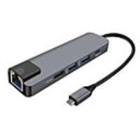 5 in 1 USB Type C Hub Hdmi 4K USB C Hub to Gigabit Ethernet Rj45 Lan Adapter for Mac book Pro Thunderbolt 3 USB-C Charger