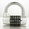 5 Letter Zinc Alloy Combination Padlock Code Password Lock Door Cabinet Drawer Bike Motorcycle Student Locker Locks