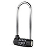 5 Password Combination Password Lock Antitheft Alloy Steel U Shape Lock Padlock Glass Door Locks Bicycle Motorcycle Chian Lock