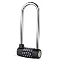 5 Password Combination Password Lock Antitheft Alloy Steel U Shape Lock Padlock Glass Door Locks Bicycle Motorcycle Chian Lock