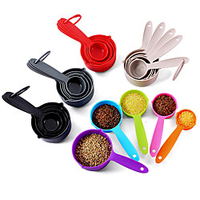 5 pcs Easy to clean Kitchen Tools Accessories PP kitchendining Gray Rainbow Red Beige miniinthebox