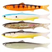 5 pcs Fishing Lures Soft Bait Easy to Use Floating Bass Trout Pike Sea Fishing Fly Fishing Bait Casting Lead Plastic / Ice Fishing / Spinning / Jigging Fishing / Freshwater Fishing / Carp Fishing