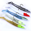 5 pcs Soft Bait Sinking Bass Trout Pike Bait Casting Soft Plastic