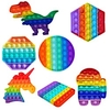 5 pcs Squeeze Bubble Decompression Toys Push Bubble Fidgets Simple Figet Toys Autism Squishy Stress Relief Toy for Kids Adults miniinthebox