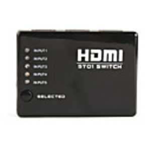 5-Port HDMI Switch with IR Remote Controller (5-in- 1)