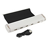 5-Port USB Hub With Pull-Out Mouse Pad (Black)