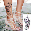 5 sheets randomly sexy romantic dark rose flowers Tattoo sleeve flash henna tattoos fake Waterproof temporary tattoos stickers TBX9018-9025