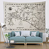 5 sizes orld Map Pattern Wall Tapestry Wall Hanging Blanket Farmhouse DecorHome Decorations Machine A Imprimer Sur Tissu Shabby Chic