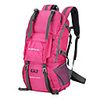50 L Hiking Backpack Breathable Rain Waterproof Outdoor Hiking Camping Travel Nylon Black Red Pink / Yes